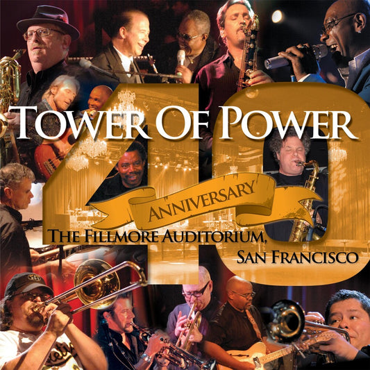 the album cover for Tower Of Power - 40th Anniversary (Live) [RSD Black Friday 2022]