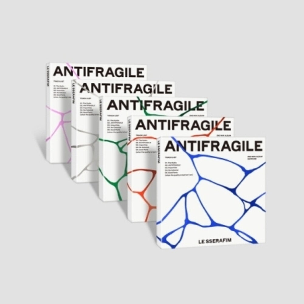 the album cover for LE SSERAFIM - Antifragile (Random Cover / Compact Version) [With Booklet]