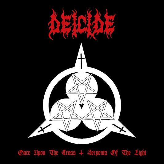 the album cover for Deicide - Once Upon The Cross / Serpents Of The Light (Uk)