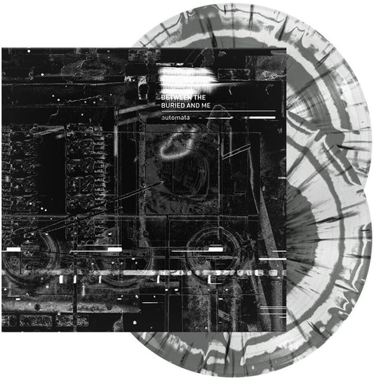 the album cover for Between The Buried And Me - Automata [Silver w/ Black & Silver Splatter 2LP]