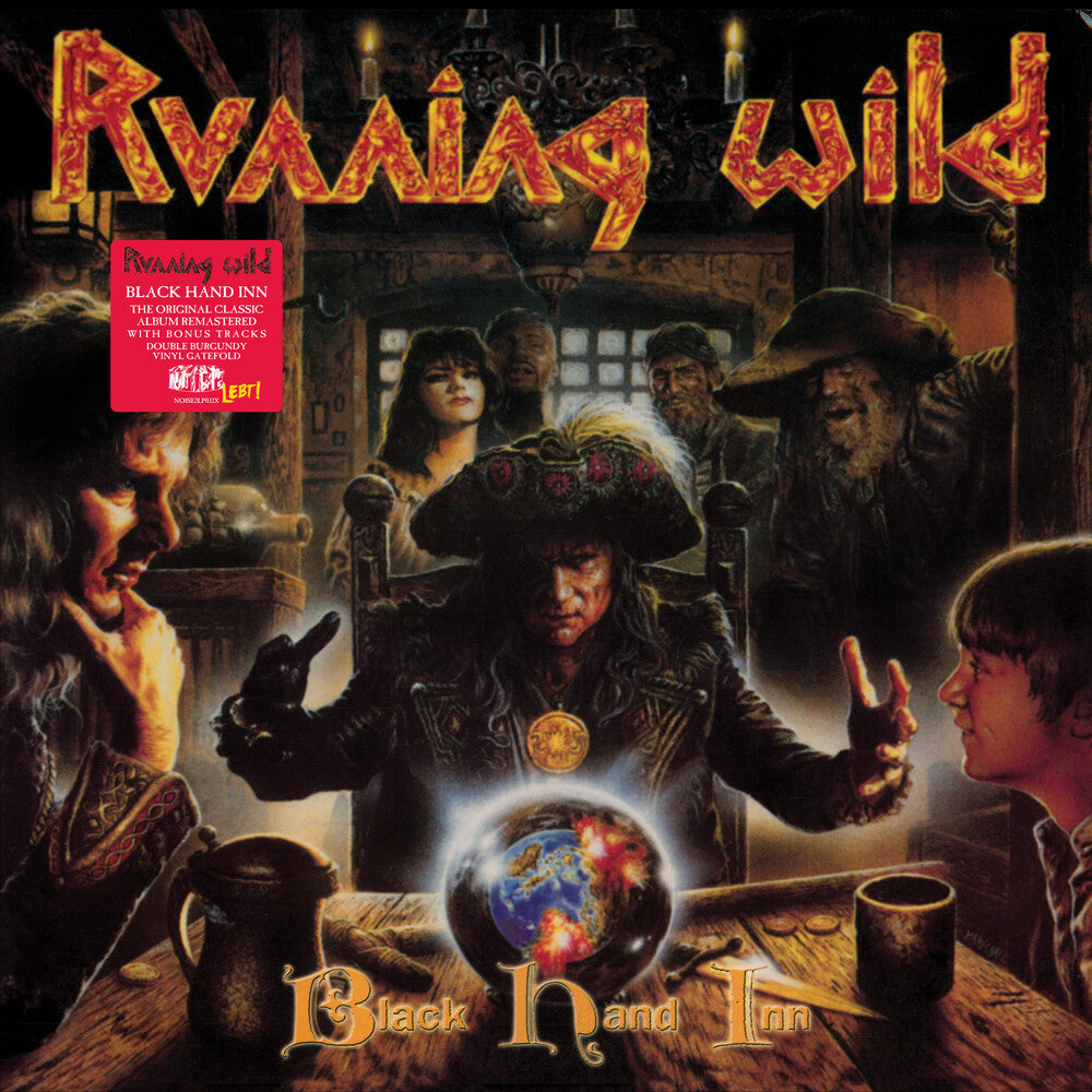 the album cover for Running Wild - Black Hand Inn [2LP]