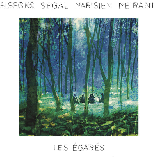 the album cover for Sissoko Segal Parisien Peirani - Les Egares (Gate)