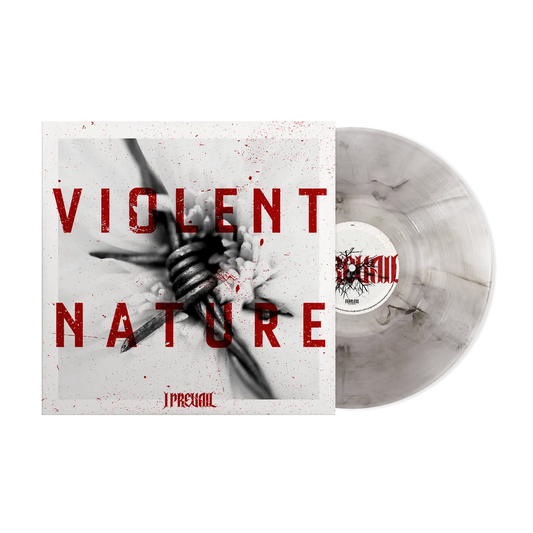 the album cover for I Prevail - Violent Nature [Indie Exclusive Clear Smoke LP]