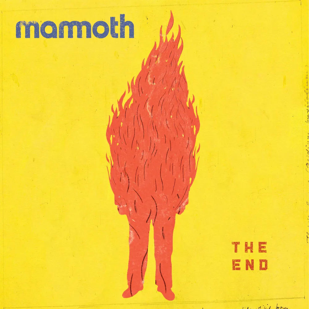 the album cover for Mammoth - The End [Indie Exclusive Orange with Red Splatter]