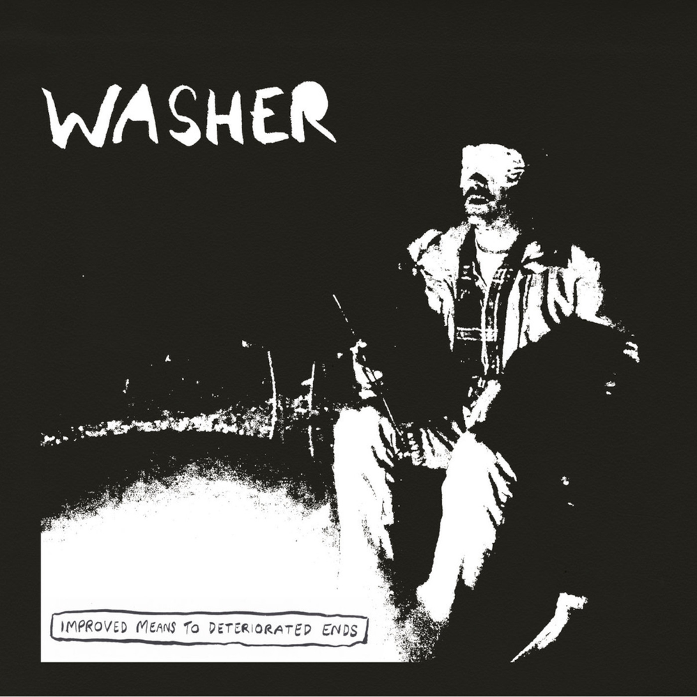 the album cover for Washer - Improved Means To Deteriorated Ends - Reissue [Burgundy Vinyl]	
