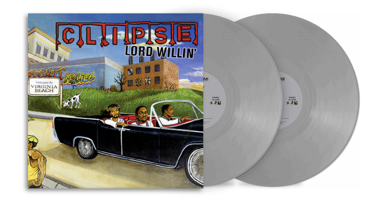 the album cover for Clipse - Lord Willin' [Silver]