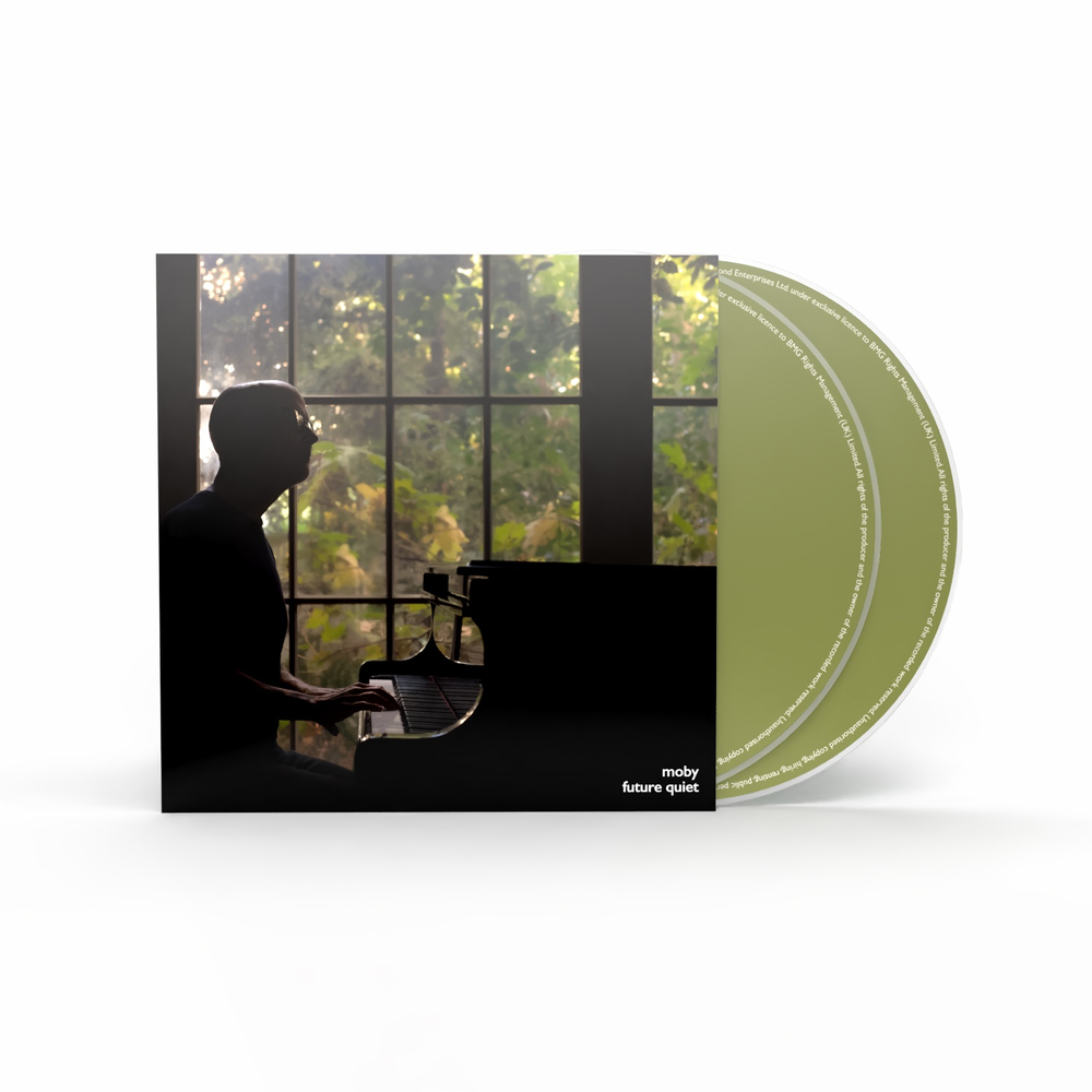 the album cover for Moby - Future Quiet