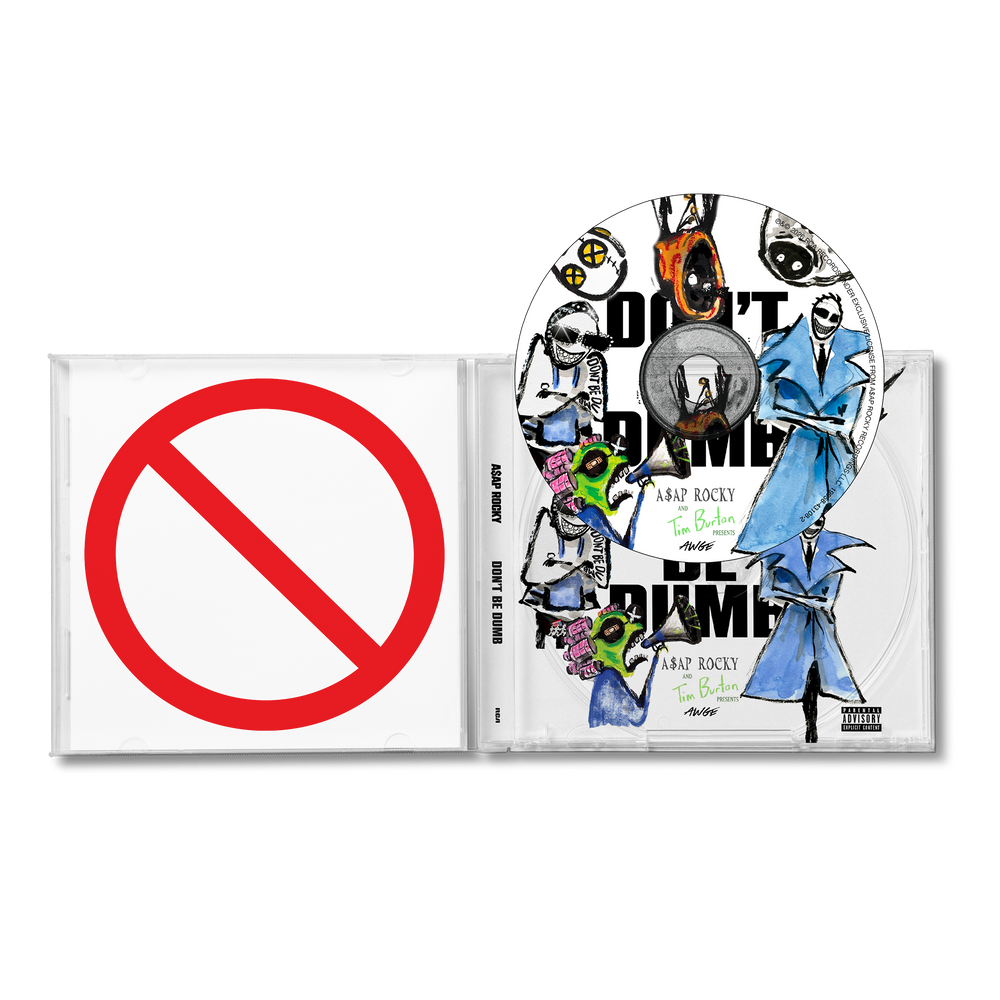 the album cover for A$AP Rocky - Don't Be Dumb