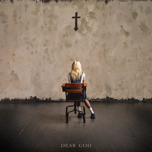 the album cover for The Pretty Reckless - Dear God [Indie Exclusive Limited Edition Poltergeist]
