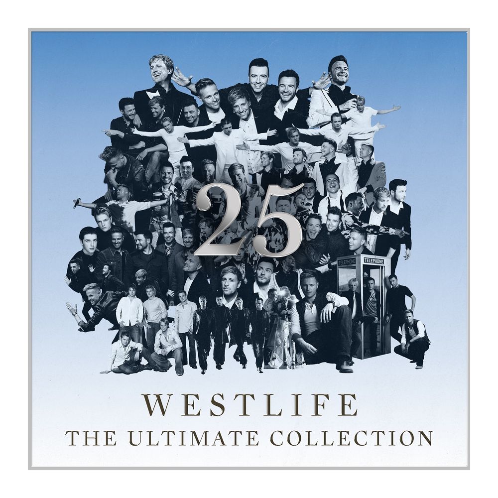 the album cover for Westlife - 25 - The Ultimate Collection