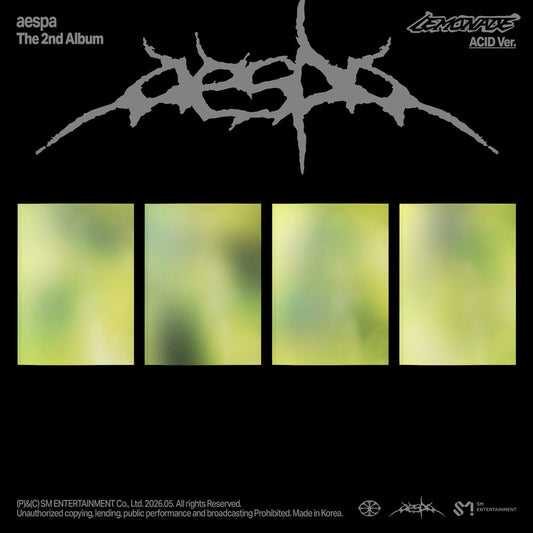 the album cover for Aespa - The 2nd Album ‘LEMONADE’ [ACID Ver.]