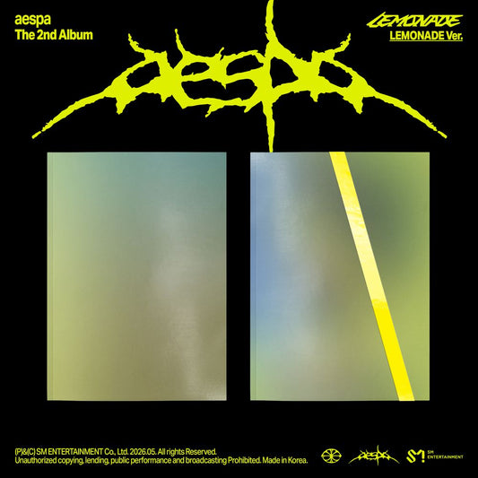the album cover for Aespa - The 2nd Album ‘LEMONADE’ [LEMONADE Ver.]