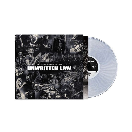the album cover for Unwritten Law - An Evening With Unwritten Law [Clear]