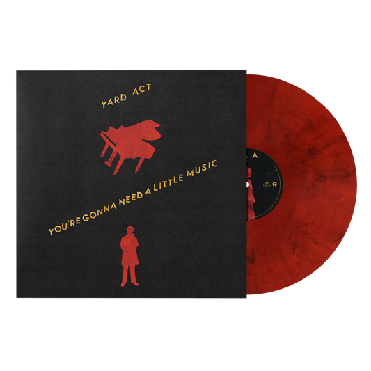 the album cover for Yard Act - You're Gonna Need A Little Music [Indie Exclusive Red Smoke]