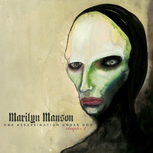the album cover for Marilyn Manson - One Assassination Under God - Chapter 2 [Indie Exclusive CD with alt artwork]