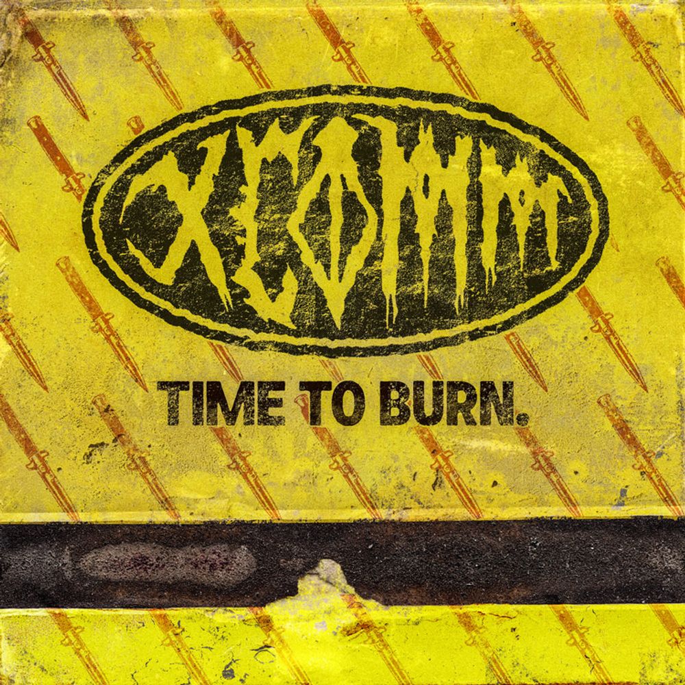 the album cover for Xcomm - Time To Burn [Indie Exclusive White]
