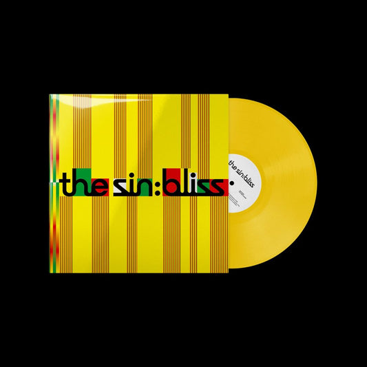 the album cover for ENHYPEN - THE SIN : BLISS [Indie Exclusive Canary Yellow]