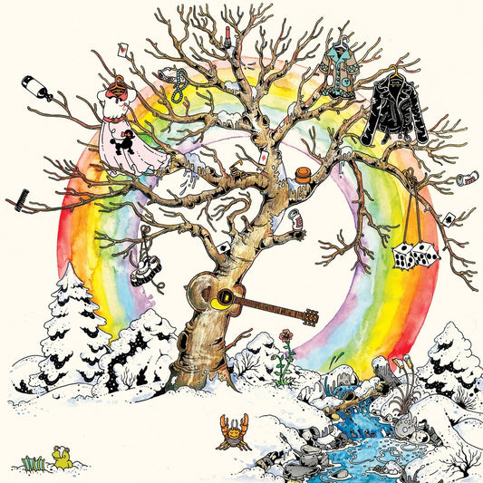 the album cover for North Americans - Long Cool World [Indie Exclusive Limited Edition Cream LP]