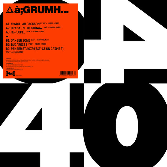 the album cover for A;Grumh... - - PIAS 40