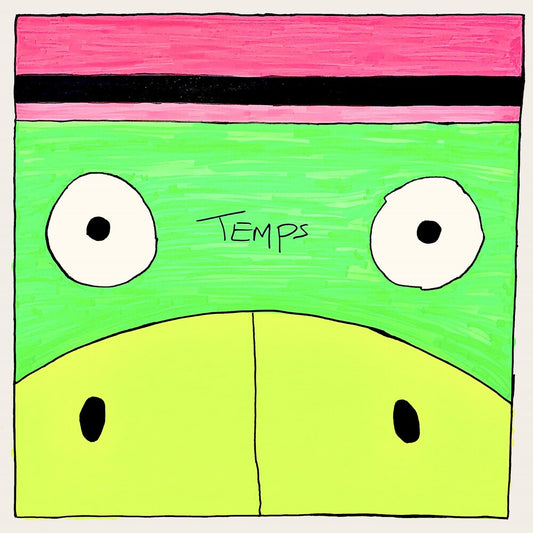the album cover for Temps - Party Gator Purgatory - Fluorescent Pink & Green