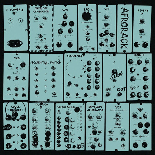 the album cover for Afrorack - Afrorack