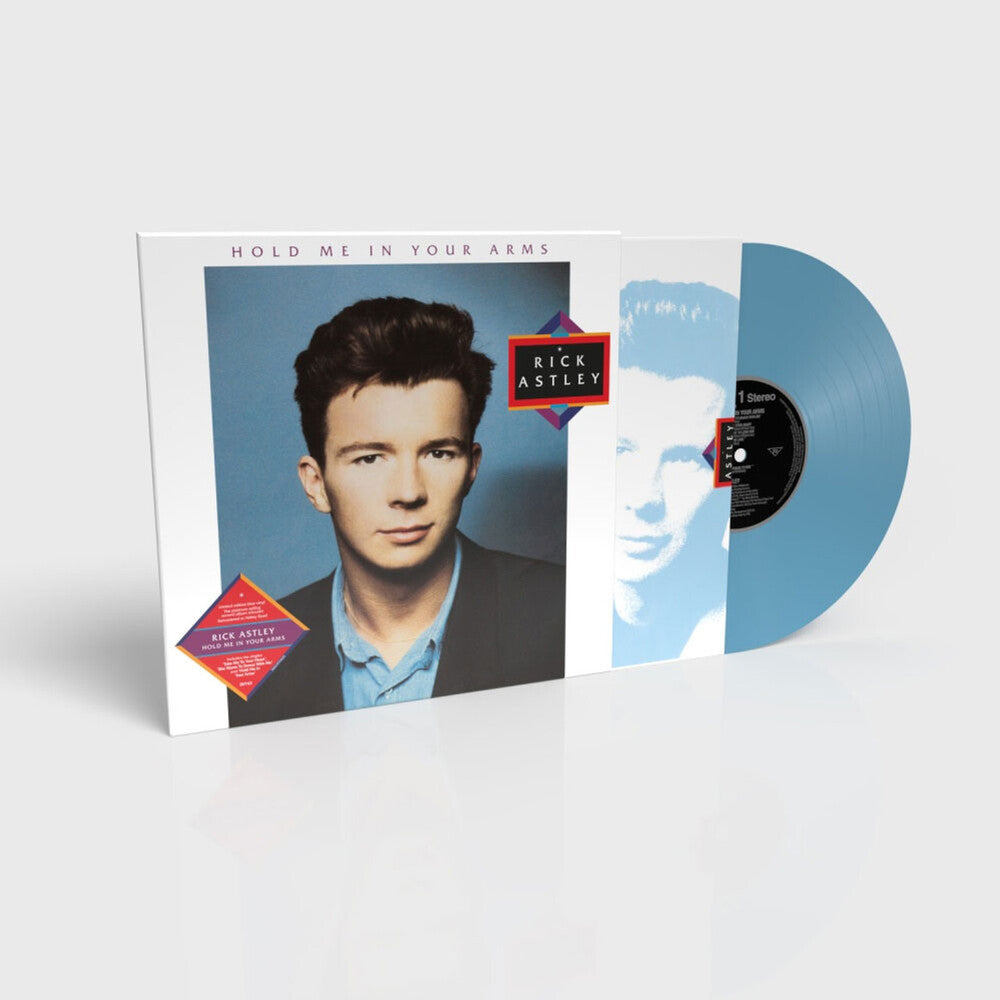 the album cover for Rick Astley - Hold Me In Your Arms [Remastered]