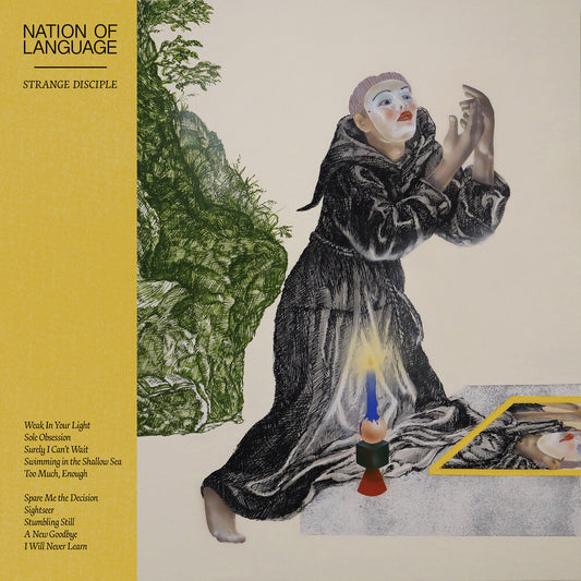 the album cover for Nation of Language - Strange Disciple