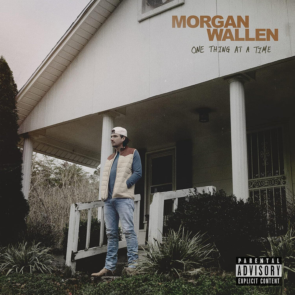 the album cover for Morgan Wallen - One Thing At A Time [Bone White 3 LP]