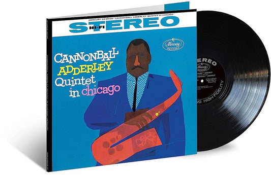 the album cover for Cannonball Adderley - Cannonball Adderley Quintet In Chicago (Verve Acou
