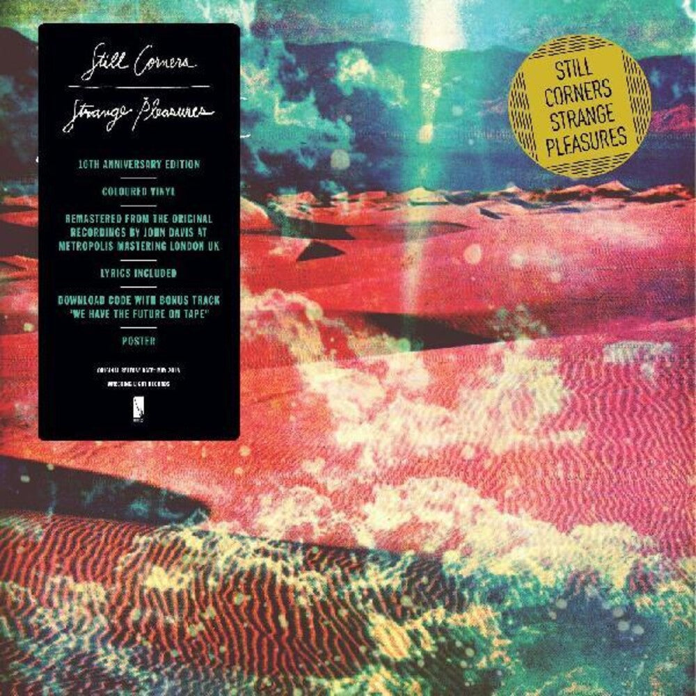 the album cover for Still Corners - Strange Pleasures (Bonus Track) [Clear Vinyl] (Gate)