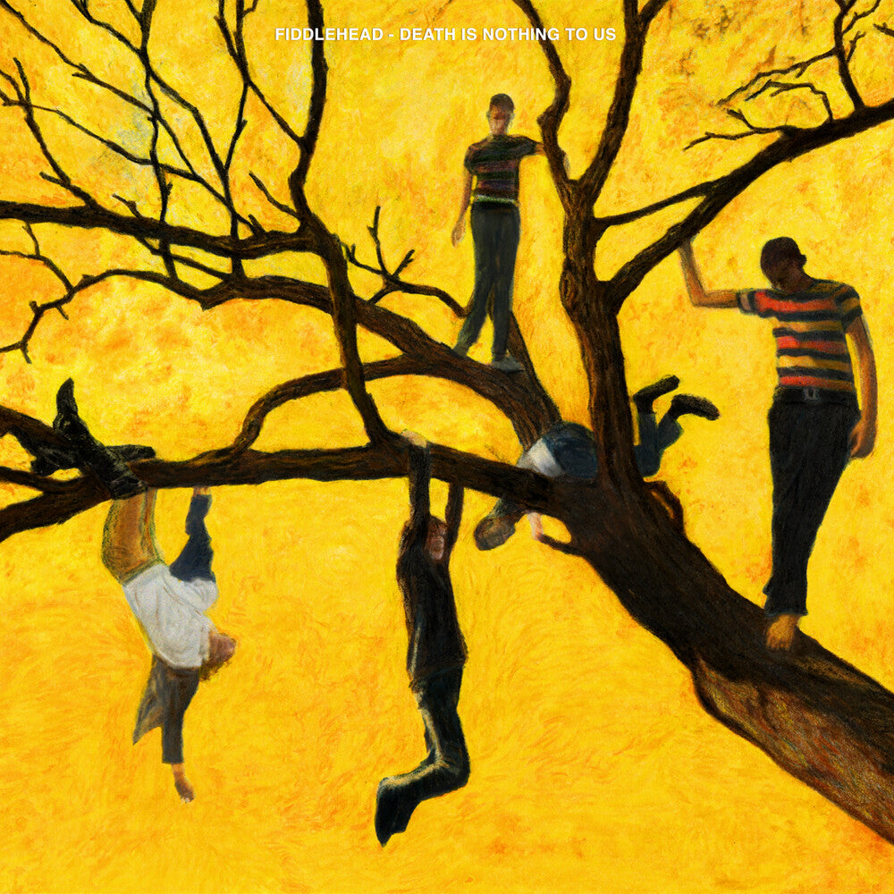 the album cover for Fiddlehead - Death Is Nothing To Us [Neon Orange LP]
