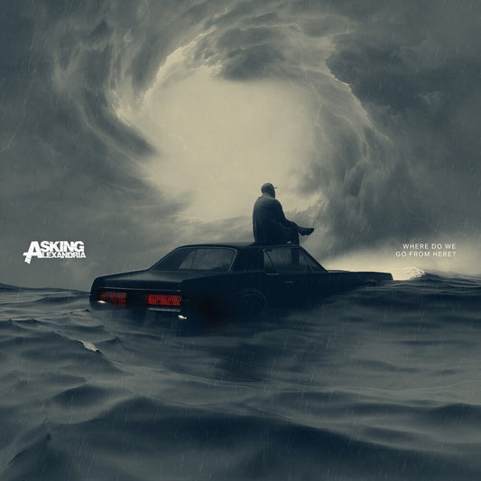 the album cover for Asking Alexandria - Where Do We Go From Here? (Spotify) - Red [Colored Vinyl]