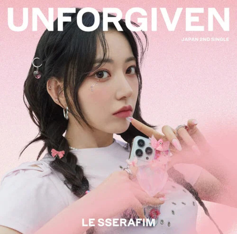 the album cover for LE SSERAFIM - Unforgiven - Sakura Version (Jpn)