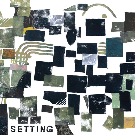 the album cover for Setting - Shone A Rainbow Light On [LP]