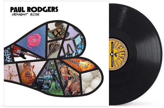 the album cover for Paul Rodgers - Midnight Rose [LP]