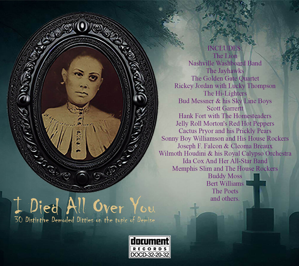 the album cover for I Died All Over You: Distintive Demoded / Various - I Died All Over You: Distintive Demoded / Various