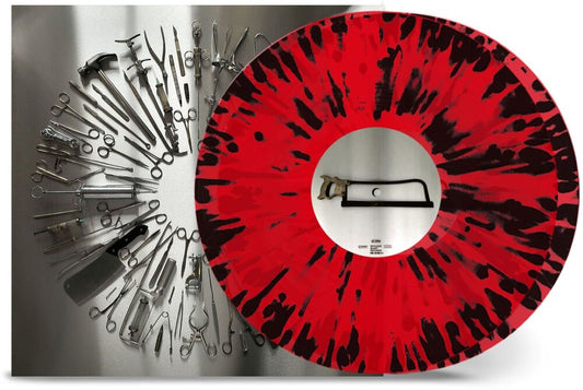 the album cover for Carcass - Surgical Steel: 10th Anniversary [Red & Black LP]