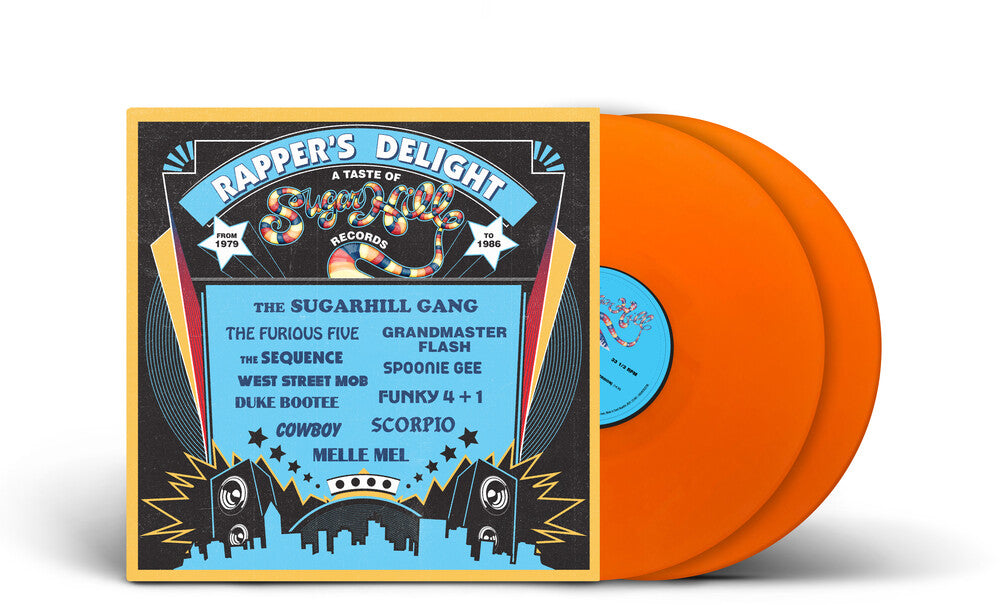 the album cover for Sugar Hill Records Story - Rappers Delight: A Taste Of Sugar Hill Records Rec