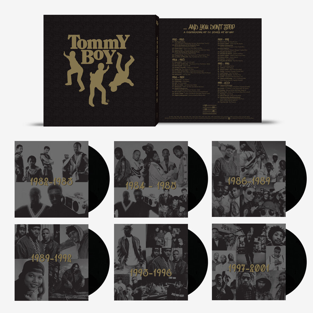the album cover for Various Artists - ...And You Don't Stop - Celebration of 50 Years of Hip Hop [6LP Box Set]