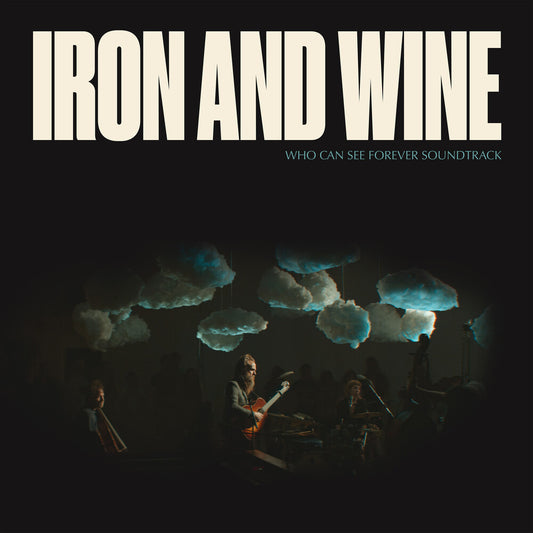 the album cover for Iron And Wine - Who Can See Forever Original Soundtrack [Limited Edition Glacial Blue 2LP]