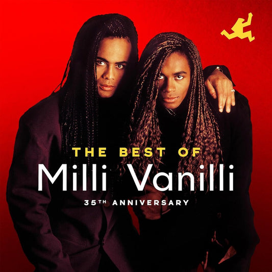 the album cover for Milli Vanilli - The Best of Milli Vanilli (35th Anniversary)