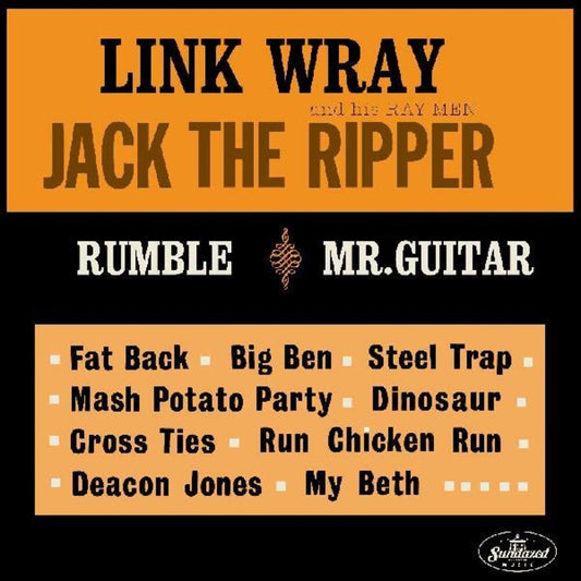 the album cover for Link Wray - Jack The Ripper [Colored Vinyl] (Red)