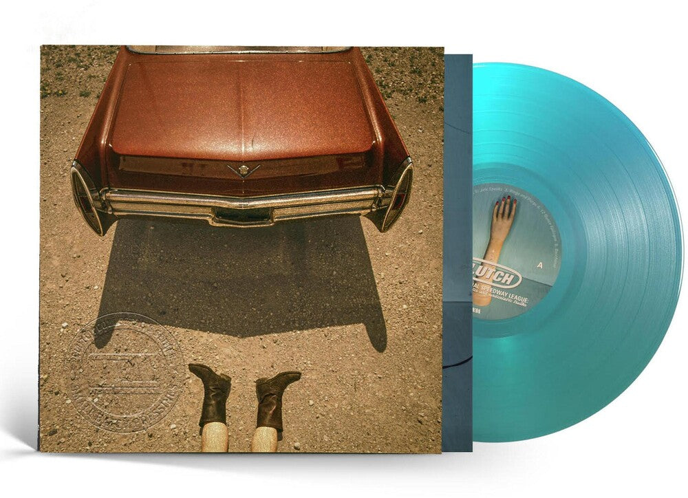 the album cover for Clutch - Transnational Speedway League: anthems, anecdotes and undeniable truths, Clutch Collector's Series [Emerald Green LP]
