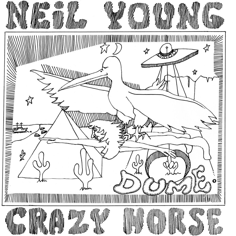 the album cover for Neil Young with Crazy Horse - Dume [Indie Exclusive Limited Edition 2LP + Litho]