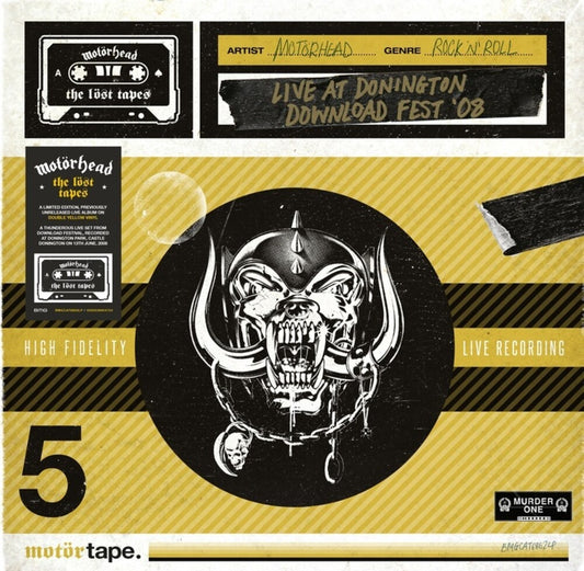 the album cover for Motörhead - Lost Tapes Vol. 5 (Live At Donington, 2008)