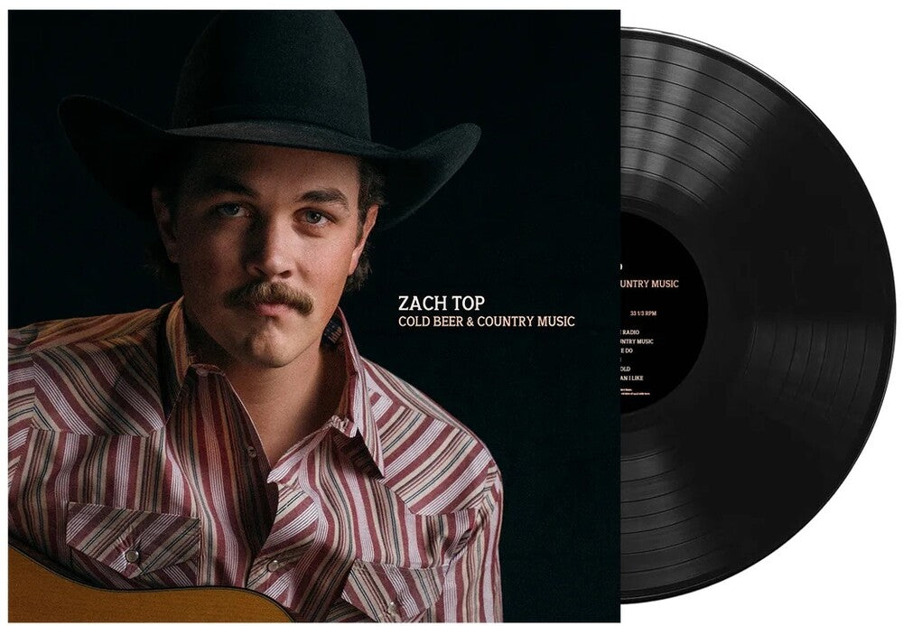 the album cover for Top, Zach - Cold Beer & Country Music