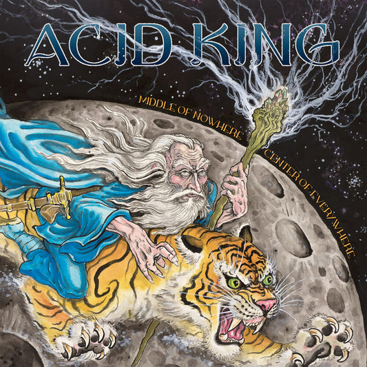 the album cover for Acid King - Middle Of Nowhere Center Of Everywhere (Blk) [Record Store Day] 