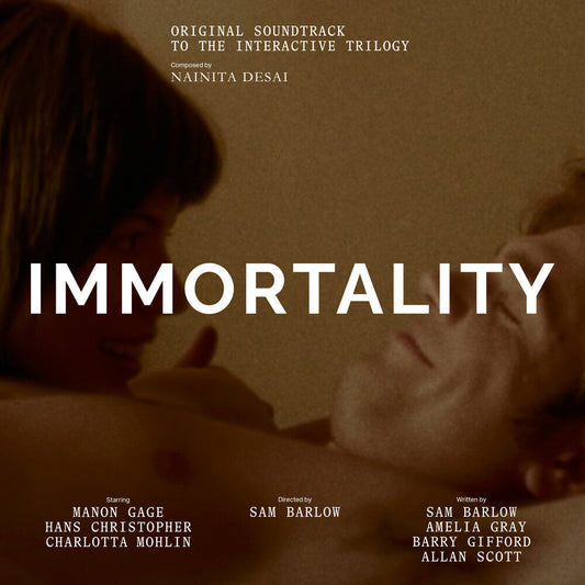 the album cover for Nainita Desai - Immortality - O.S.T.