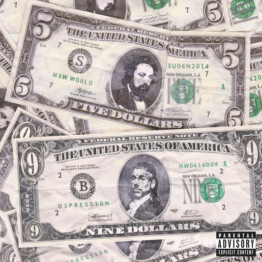the album cover for $UICIDEBOY$	 - NEW WORLD DEPRESSION	 [CD]