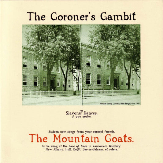 the album cover for Mountain Goats - Coroner's Gambit [Reissue]
